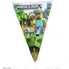 MINECRAFT vlaječkový banner