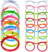 Dětské zábavné brčkové brýle